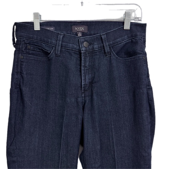 NYDJ Dayla Wide Cuff Denim Capri Pants size 8 - Picture 3 of 8